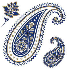 paisley floral pattern 