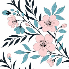 paisley floral pattern 