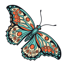  Colorful Butterfly Vector Art with Intricate Patterns