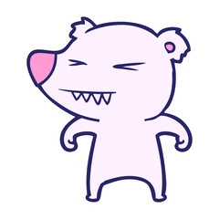 Fototapeta premium polar bear cartoon