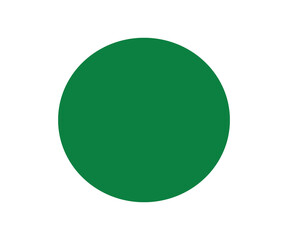 online symbol, green sphere isolated