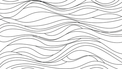 Hand Drawn Line Art Background