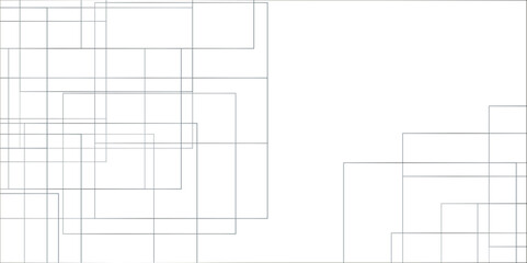 Modern abstract pattern design. Vector for presentation. Geometric white background with gray rectangle shape strokes lines pattern texture. 