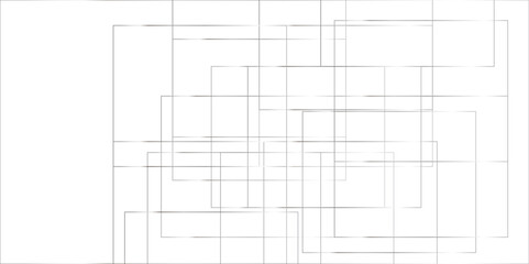 Modern abstract pattern design. Vector for presentation. Geometric white background with gray rectangle shape strokes lines pattern texture. 