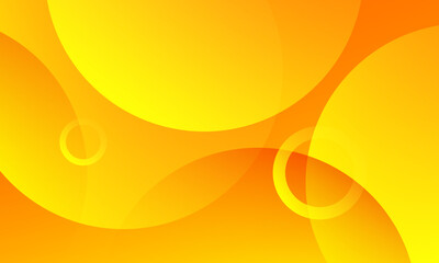Abstract orange background with circles. Eps10 vector