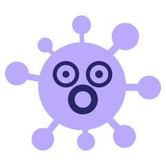 Obraz premium shocked virus