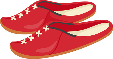 illustration turkish shoes