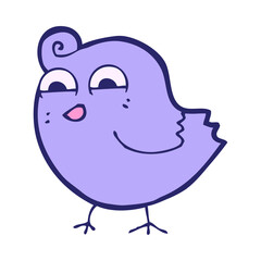 cartoon funny bird