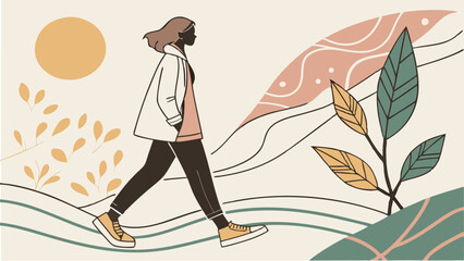 young woman running on the beach