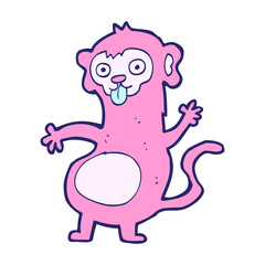 funny cartoon monkey