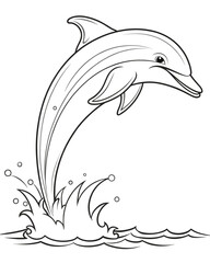 DOLPHIN animals coloring