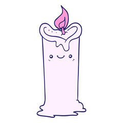 cartoon candle