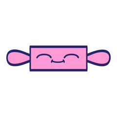 cute cartoon of a rolling pin
