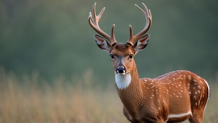 Graceful and agile kijang deer, native to Southeast Asia, known for its speed and alertness.