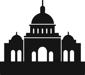 taj mahal silhouette, Quirinal Palace Icon