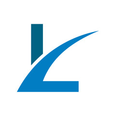  letter L icon logo design template.