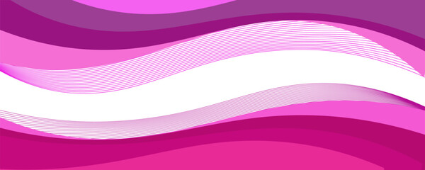 Vector red line background curve element with white space for text and message design, overlapping layers. Eps10