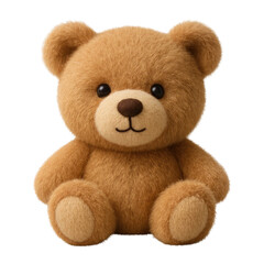 Obraz premium PNG Cute plush teddy bear illustration.