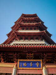 Landscape of Leifeng pagoda,located at Xihu(west lake) at Hangzhou city,China