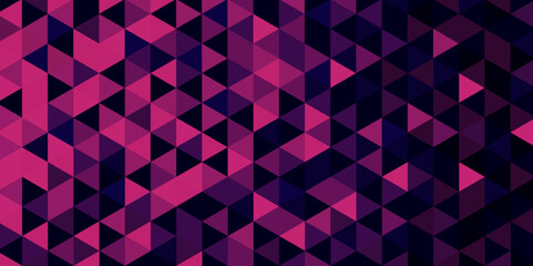 Abstract purple Geometric Triangle Polygon Mosaic Background for Modern Banners.	