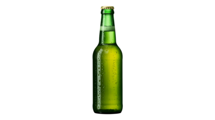Chilled Green Beer Bottle