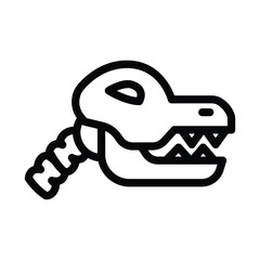 28 dinosaur skull line icon illustration vector graphic.eps