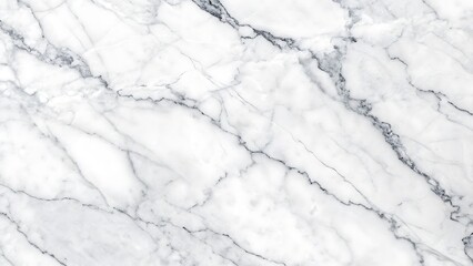 Fototapeta premium Elegant white marble surface with intricate veins perfect for backgrounds and textures