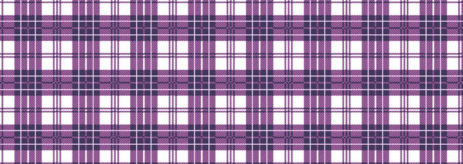 Pink vector tartan pattern, seamless and editable. Soft and vibrant plaid for fabric, stationery, and digital backgrounds.