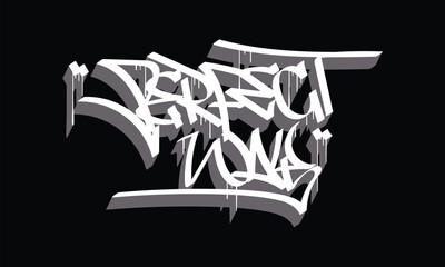 PERFECT WAY graffiti tag style design