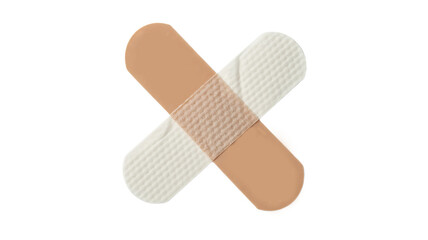 Crossed Bandages for Minor Injuries