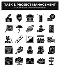 25 Task & Project Management Icons: Streamline Your Workflow
