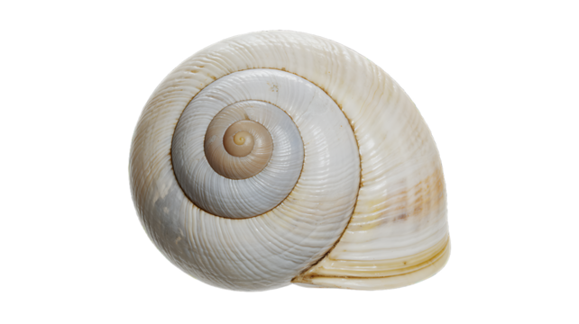 Detailed Snail Shell Close-Up