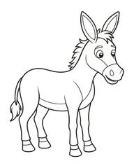 DONKEY animals coloring