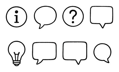 Hand-Drawn Tooltip Icons