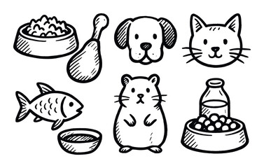 Pet Nutrition Icons