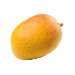 Ripe and juicy mango isolated on transparent background, png