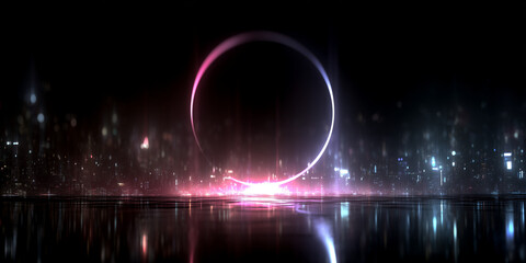 abstract background of colorful lights