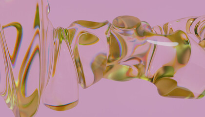 3d glass abstract design © neurostructure