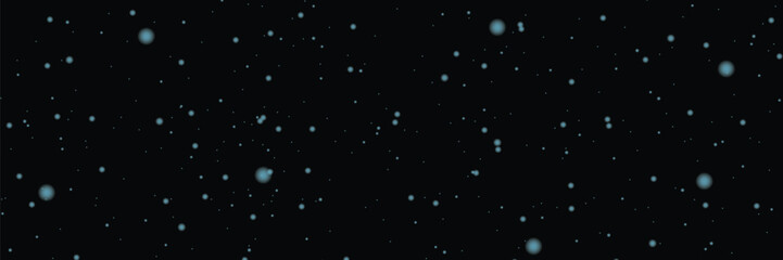Abstract Teal Particle Dust Glimmering Dark Background Night Sky Space Starry Galaxy Nebula Cosmic Floating Glitter Light - Backgrounds - 4k High Quality