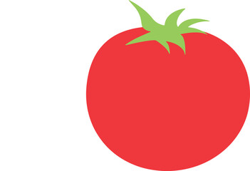 Red tomato vector art illustration
