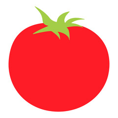 Red tomato vector art illustration