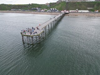 Saltburn by the Sea victorian pier, Yorkshire 
