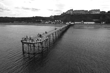 Saltburn by the Sea victorian pier, Yorkshire 