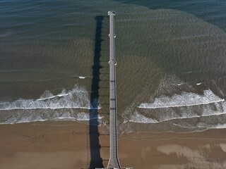 Saltburn by the Sea victorian pier, north Yorkshire coast  