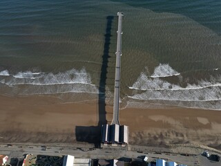 Saltburn by the Sea victorian pier, Yorkshire 