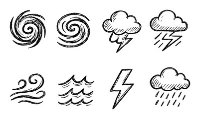 Weather Icon Sketches