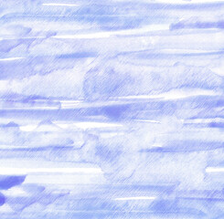  Watercolor borders texture, background. Summer Blue cyan horizontal strips, brush. Beautiful stroke, splash, blue abstract spot. For textiles, material, wallpapers, design. marine