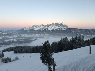 winter mountain landscape