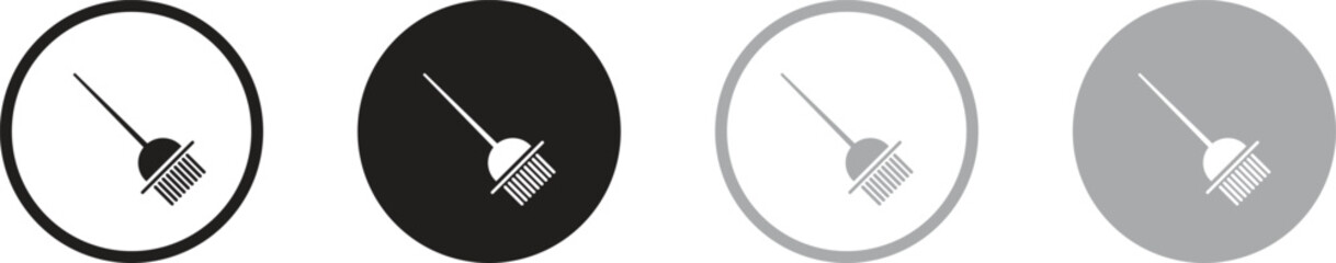 Hair dyeing flat icon