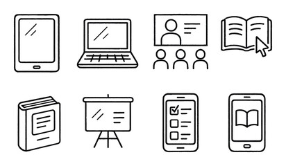 Educational Icon Sketches